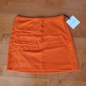 NWT (M) Victoria Beckham Target Skirt (Orange)
